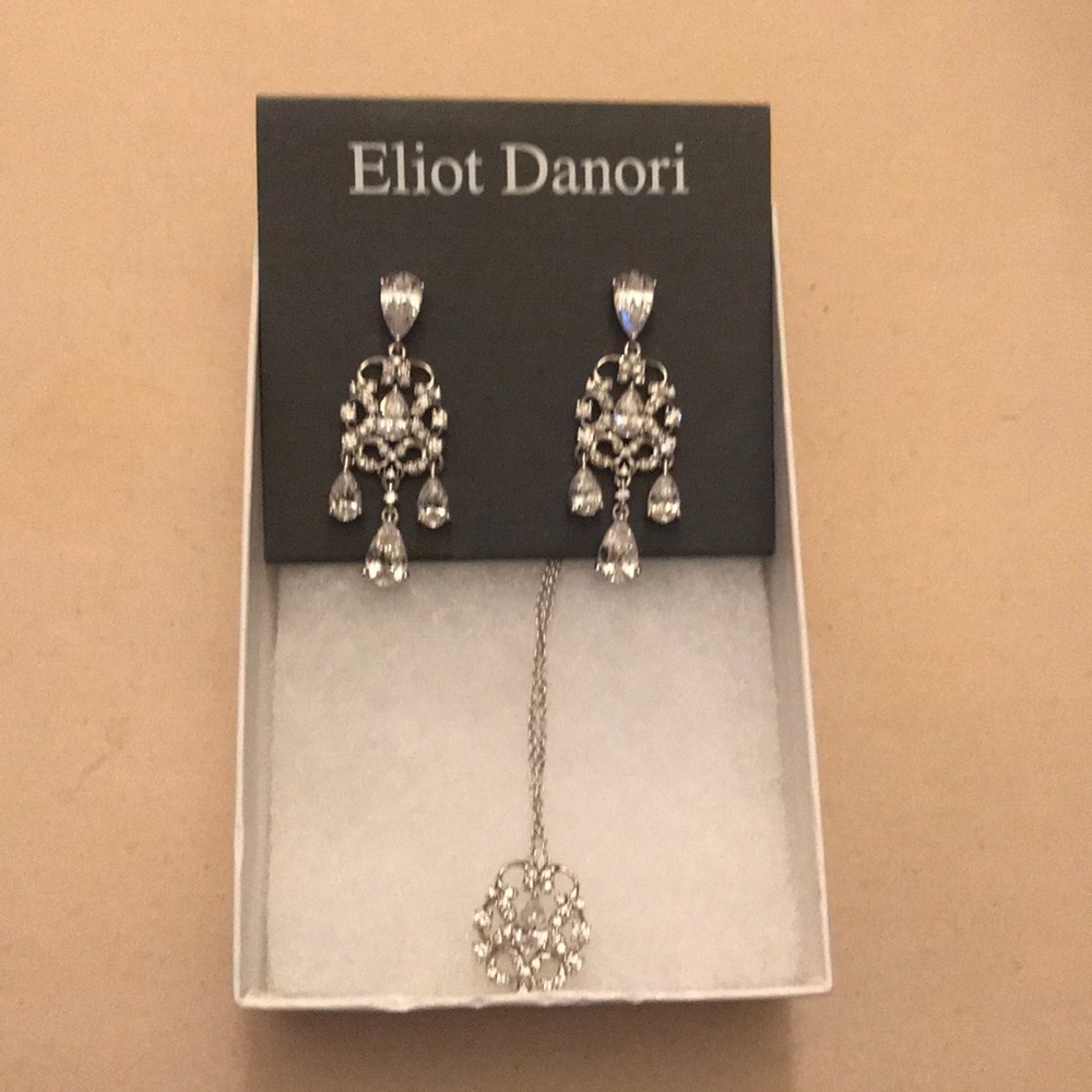 Earrings and necklace